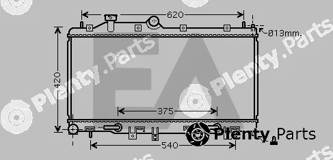 Eaclima 31R68041 — Radiator, engine cooling