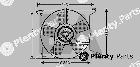 Eaclima 33V54004 — Fan, engine cooling