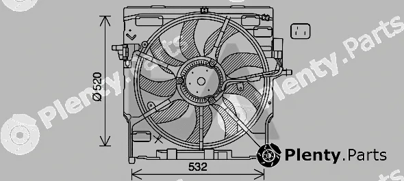 Eaclima 33V07030 — Fan, engine cooling