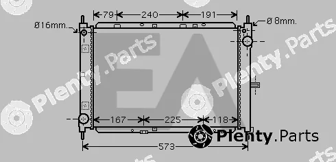 Eaclima 31R18104 — Radiator, engine cooling