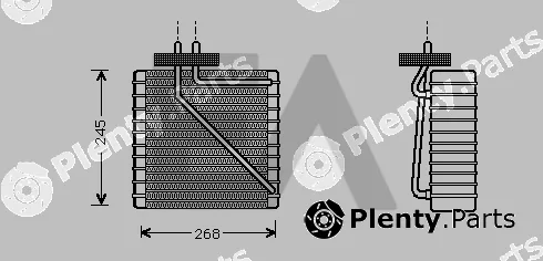 Eaclima 43B22009 — Evaporator, air conditioning