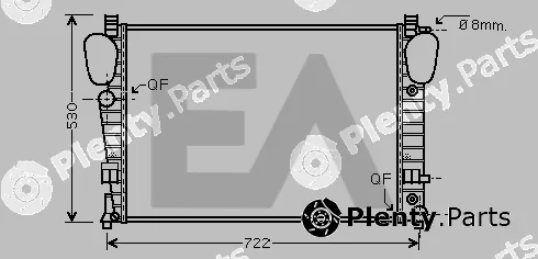 Eaclima 31R50162 — Radiator, engine cooling