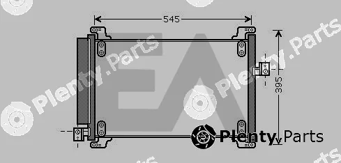 Eaclima 30C25039 — Condenser, air conditioning
