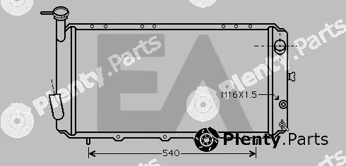 Eaclima 31R68002 — Radiator, engine cooling