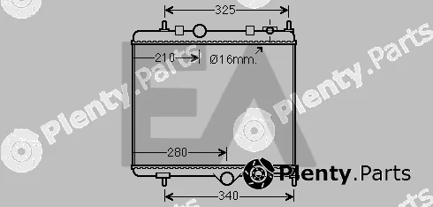 Eaclima 31R55057 — Radiator, engine cooling