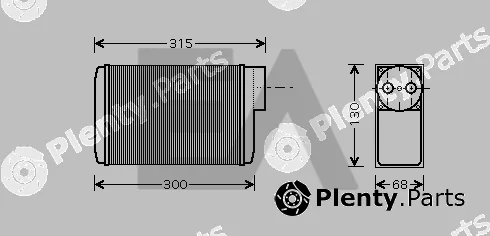 Eaclima 45C61002 — Heat Exchanger, interior heating