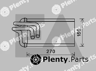 Eaclima 45C33001 — Heat Exchanger, interior heating
