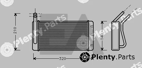 Eaclima 45C05003 — Heat Exchanger, interior heating