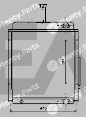 Eaclima 31R13008 — Radiator, engine cooling