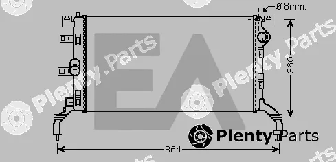 Eaclima 31R60078 — Radiator, engine cooling