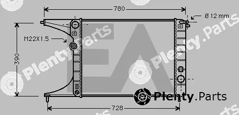 Eaclima 31R54097 — Radiator, engine cooling