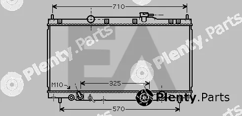 Eaclima 31R26072 — Radiator, engine cooling