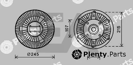 Eaclima 35C30D08 — Fan Wheel, engine cooling