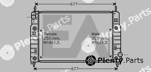Eaclima 31R22064 — Radiator, engine cooling
