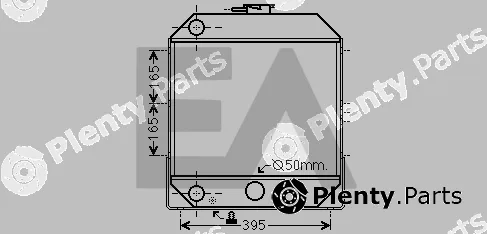 Eaclima 31R65003 — Radiator, engine cooling