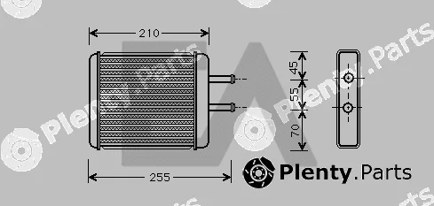 Eaclima 45C36004 — Heat Exchanger, interior heating