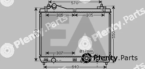 Eaclima 31R69049 — Radiator, engine cooling