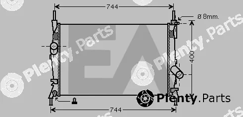 Eaclima 31R22086 — Radiator, engine cooling