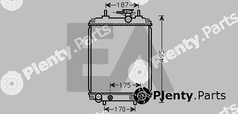 Eaclima 31R19048 — Radiator, engine cooling