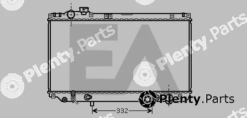 Eaclima 31R71158 — Radiator, engine cooling