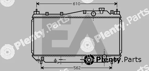 Eaclima 31R26037 — Radiator, engine cooling
