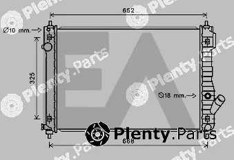Eaclima 31R14008 — Radiator, engine cooling