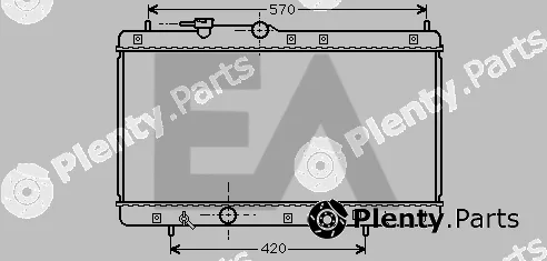 Eaclima 31R19020 — Radiator, engine cooling