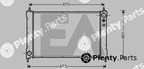 Eaclima 31R26010 — Radiator, engine cooling