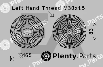 Eaclima 35C60D01 — Fan Wheel, engine cooling