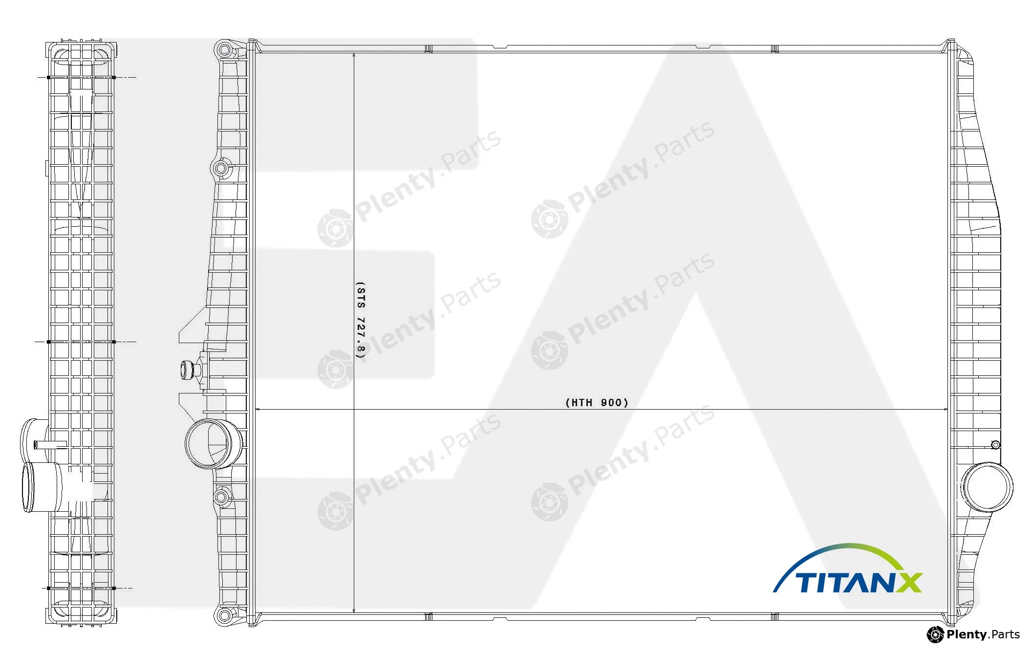 Eaclima 31R76006T — Radiator, engine cooling