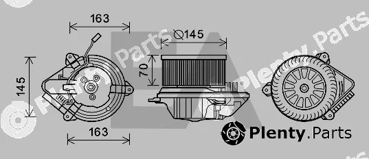 Eaclima 42A10026 — Electric Motor, interior blower