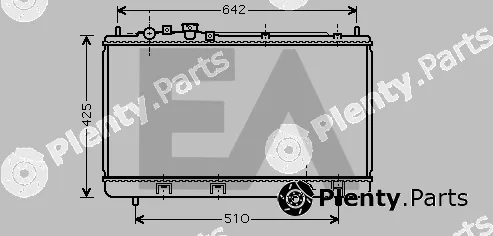 Eaclima 31R52073 — Radiator, engine cooling