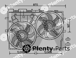 Eaclima 33V25078 — Fan, engine cooling