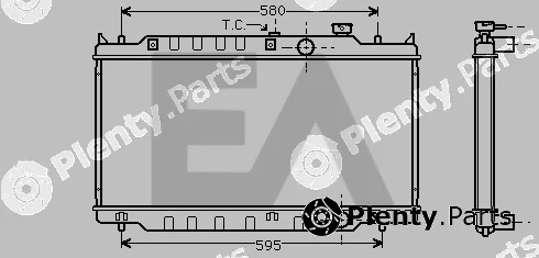 Eaclima 31R52050 — Radiator, engine cooling