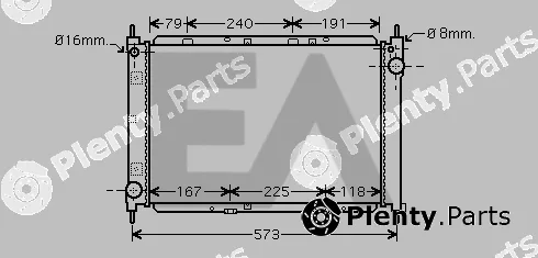Eaclima 31R18180 — Radiator, engine cooling