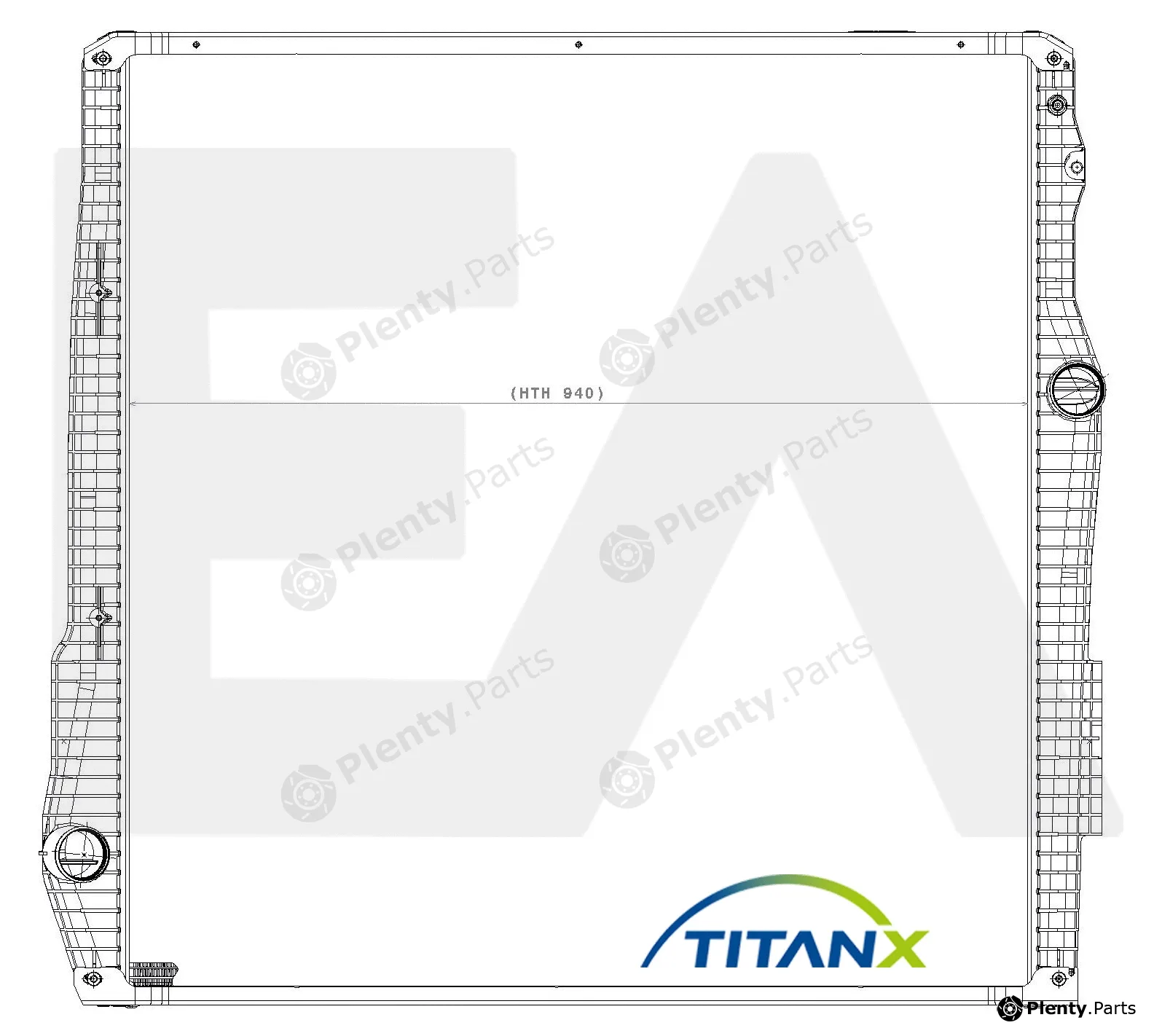 Eaclima 31R63012T — Radiator, engine cooling