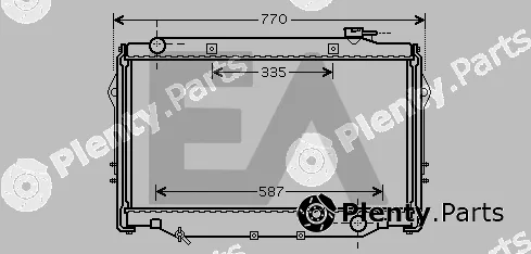Eaclima 31R71201 — Radiator, engine cooling