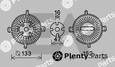 Eaclima 35C50D22 — Fan Wheel, engine cooling