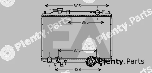 Eaclima 31R52086 — Radiator, engine cooling