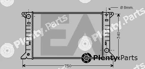 Eaclima 31R22032 — Radiator, engine cooling