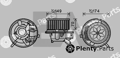 Eaclima 42A77002 — Electric Motor, interior blower