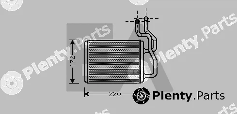 Eaclima 45C36014 — Heat Exchanger, interior heating