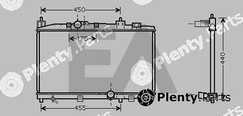 Eaclima 31R71163 — Radiator, engine cooling