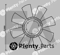 Eaclima 35C59A01 — Fan Wheel, engine cooling