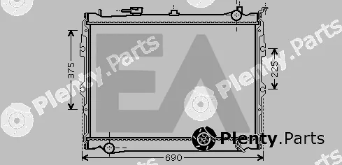 Eaclima 31R52083 — Radiator, engine cooling