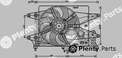 Eaclima 33V25054 — Fan, engine cooling