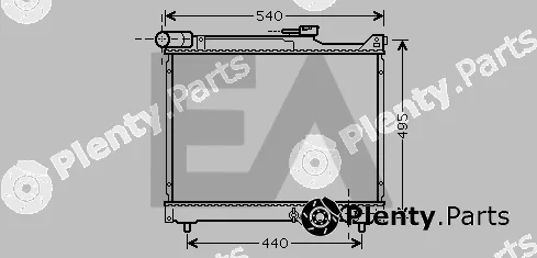 Eaclima 31R69055 — Radiator, engine cooling
