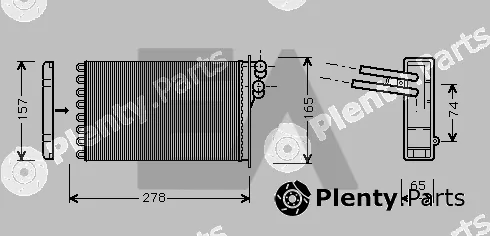 Eaclima 45C02005 — Heat Exchanger, interior heating