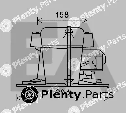 Eaclima 42A60002 — Electric Motor, interior blower