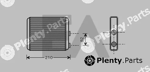 Eaclima 45C54034 — Heat Exchanger, interior heating